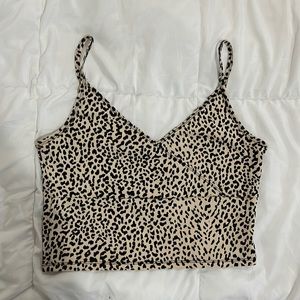 Cheetah Print Tank Top